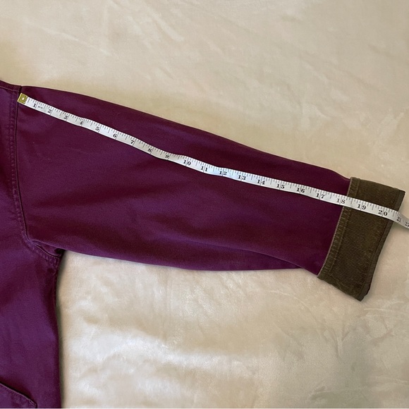 L.L. Bean Women’s Burgundy Barn Jacket Medium - Picture 9 of 13